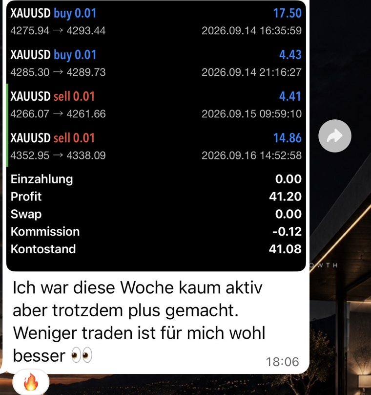 Trading result from the community chat 4